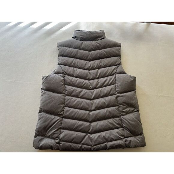 Cabela's Mens Puffer Vest XL Goose Down Pockets 4Most Down Gray Full Zip - Picture 8 of 8